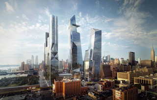 Illustration for article titled How NYC's Newest Neighborhood Will Float Above an Active Train Yard